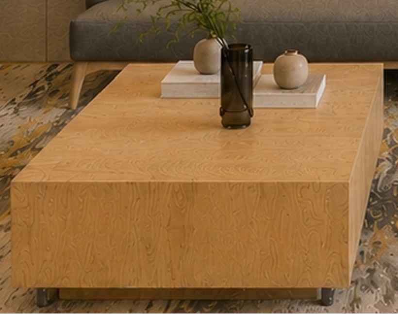 Coffee table — reference photograph from furniture schedule A10 FD-02